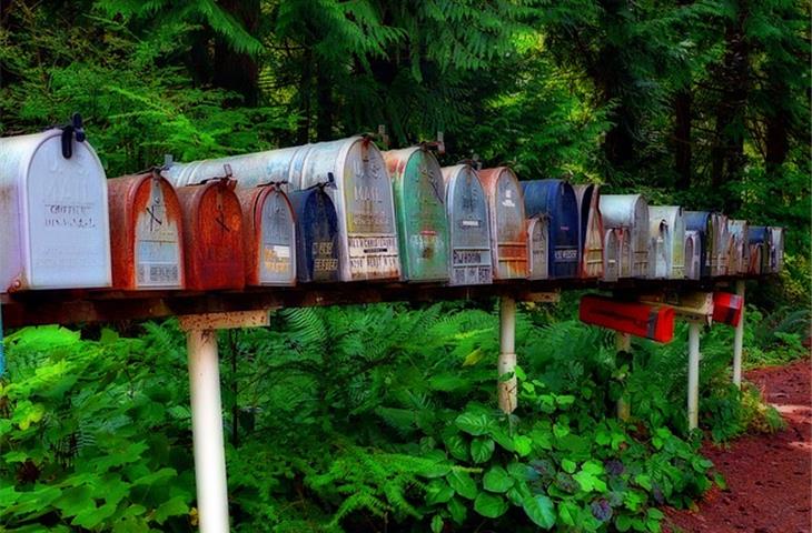 mailbox hinges