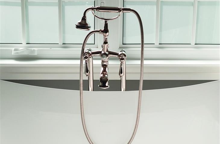 hinged tub shower door