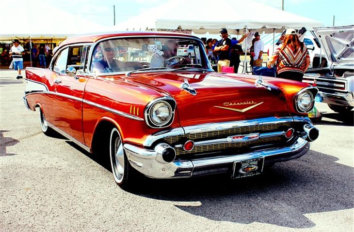 1957 chevy belair hood hinges