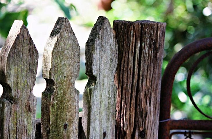 gate hinge round post