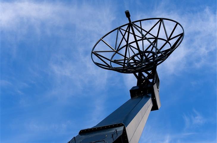 hinged antenna tower