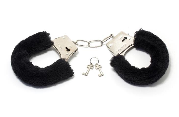 hinged handcuffs with case