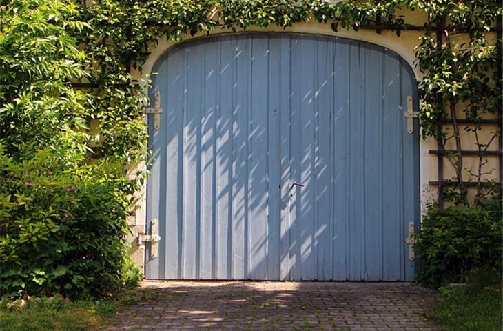 side-hinged garage doors