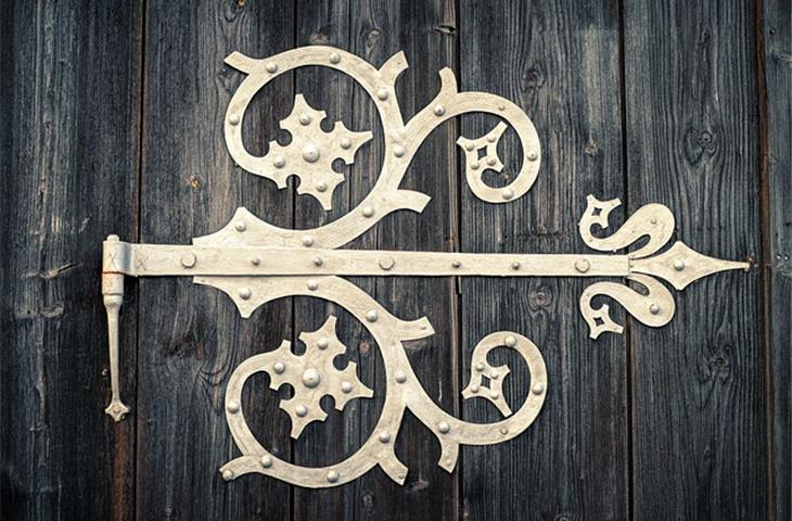 ornate door hinges